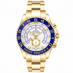 Rolex Yatch Master II 44MM White Dial 116688 18K YG Watch